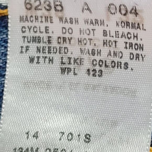 Vtg Levis 517 Jeans Mens 38x32 Actual Sz 36Wx30.5L Blue Bootcut Medium W… - Picture 12 of 13